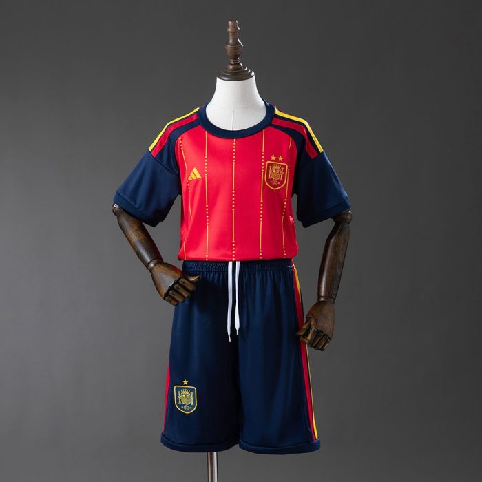Spain 2026 Home 2-Star Champion Edition Kids Kit - 图片 6