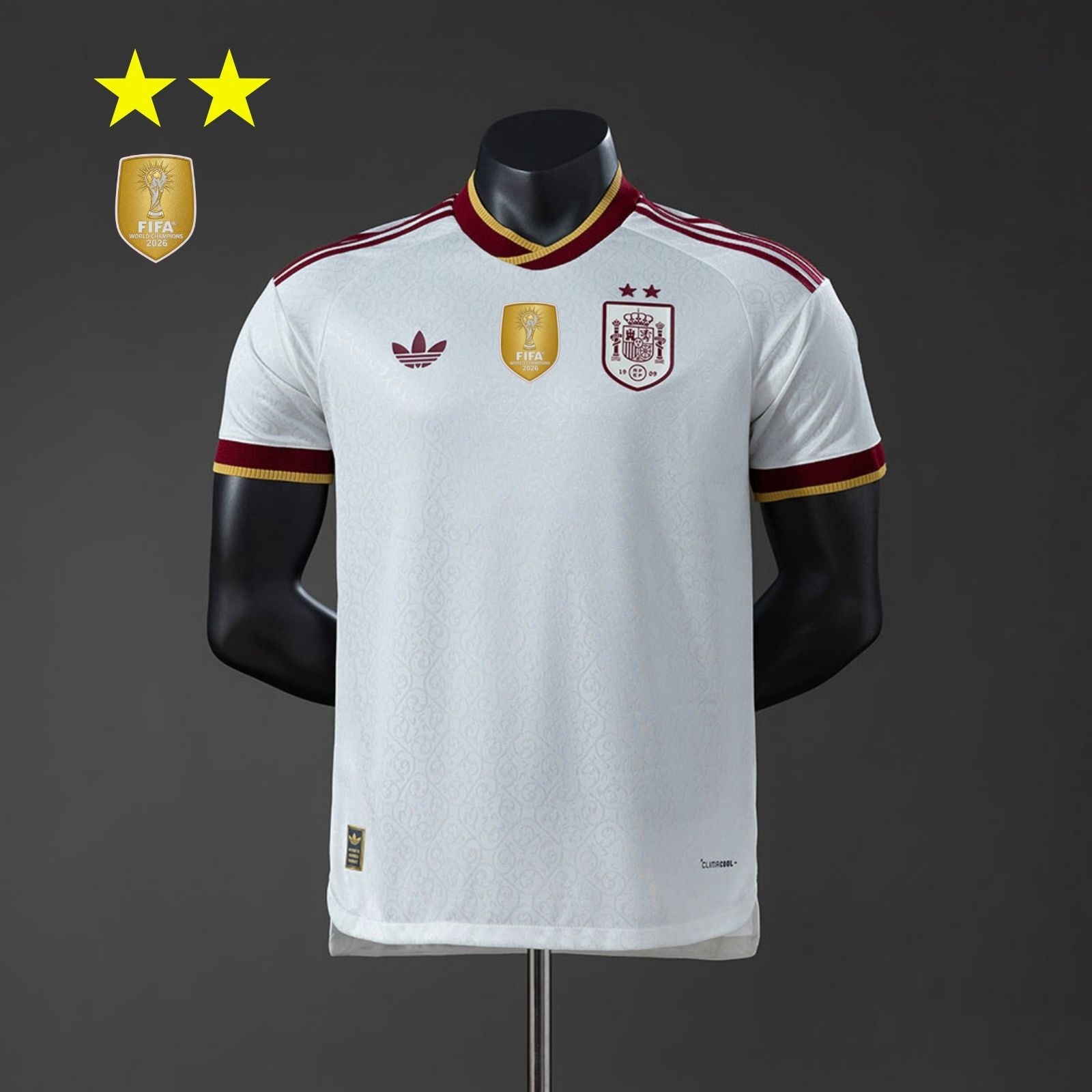 JER-9767_1 Spain 2026 Away 2-Star Champion Edition Player Version Jersey - 图片 1