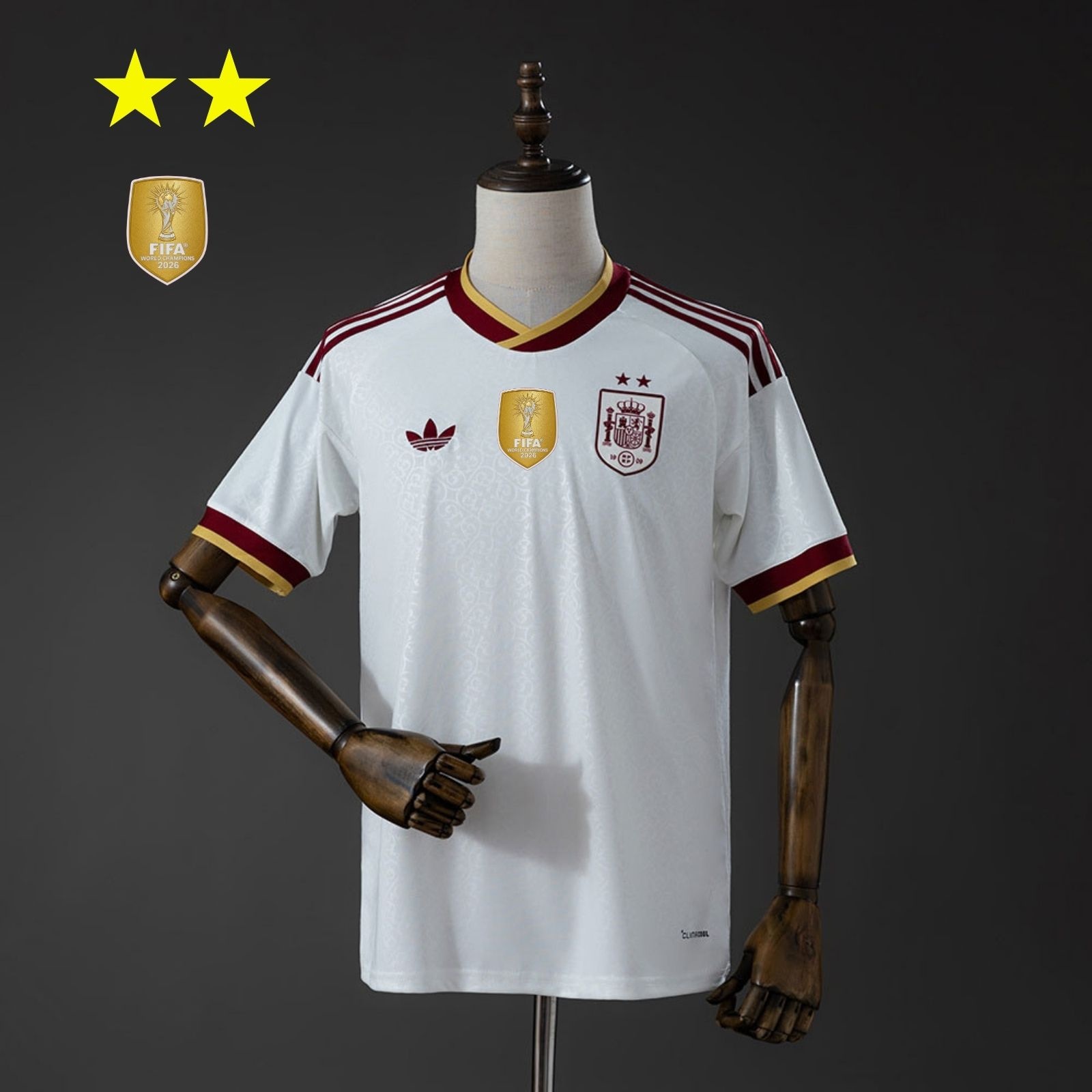 JER-9768_1 Spain 2026 Away 2-Star Champion Edition Jersey - 图片 1