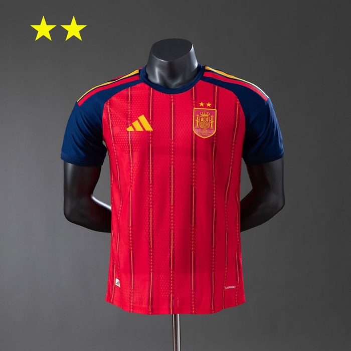 Spain 2026 Home 2-Star Champion Edition Player Version Jersey - 图片 4