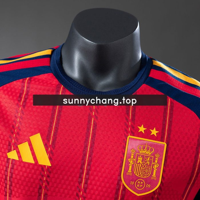 Spain 2026 Home 2-Star Champion Edition Player Version Jersey - 图片 8