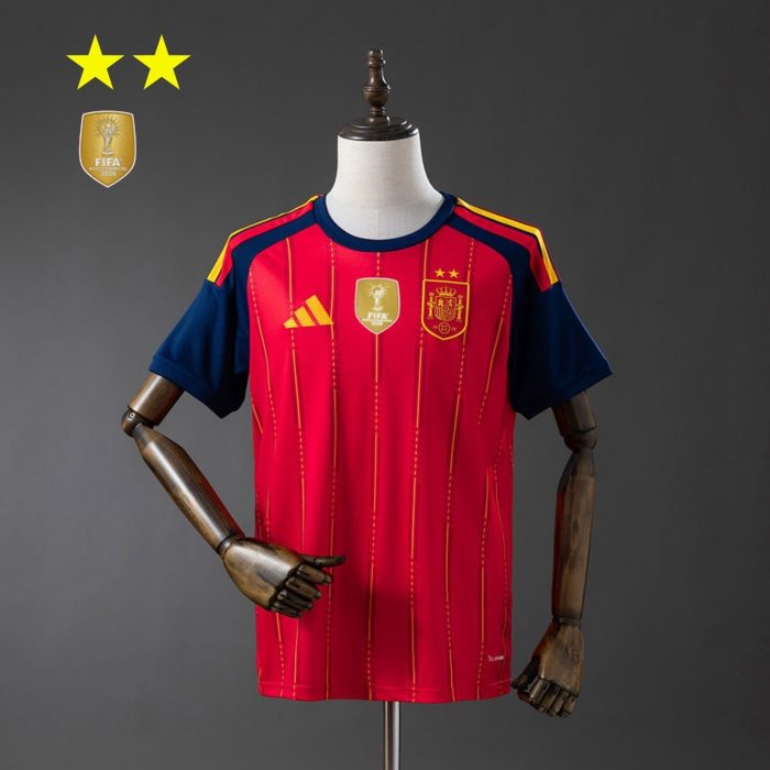 Spain 2026 Home 2-Star Champion Edition Jersey - 图片 3