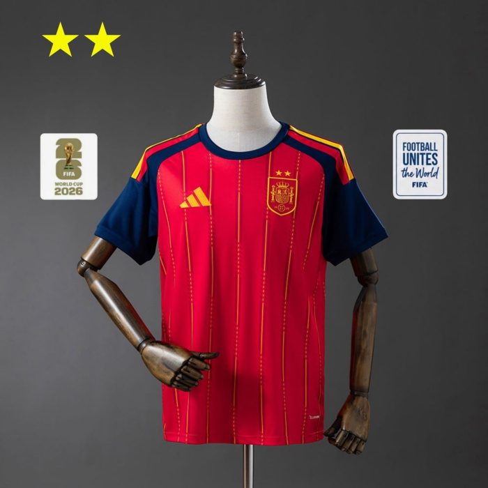 Spain 2026 Home 2-Star Champion Edition Jersey - 图片 4