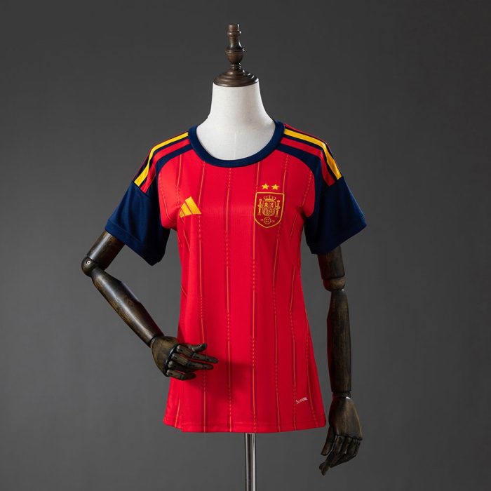 Spain 2026 Women's Home 2-Star Champion Edition Jersey - 图片 8