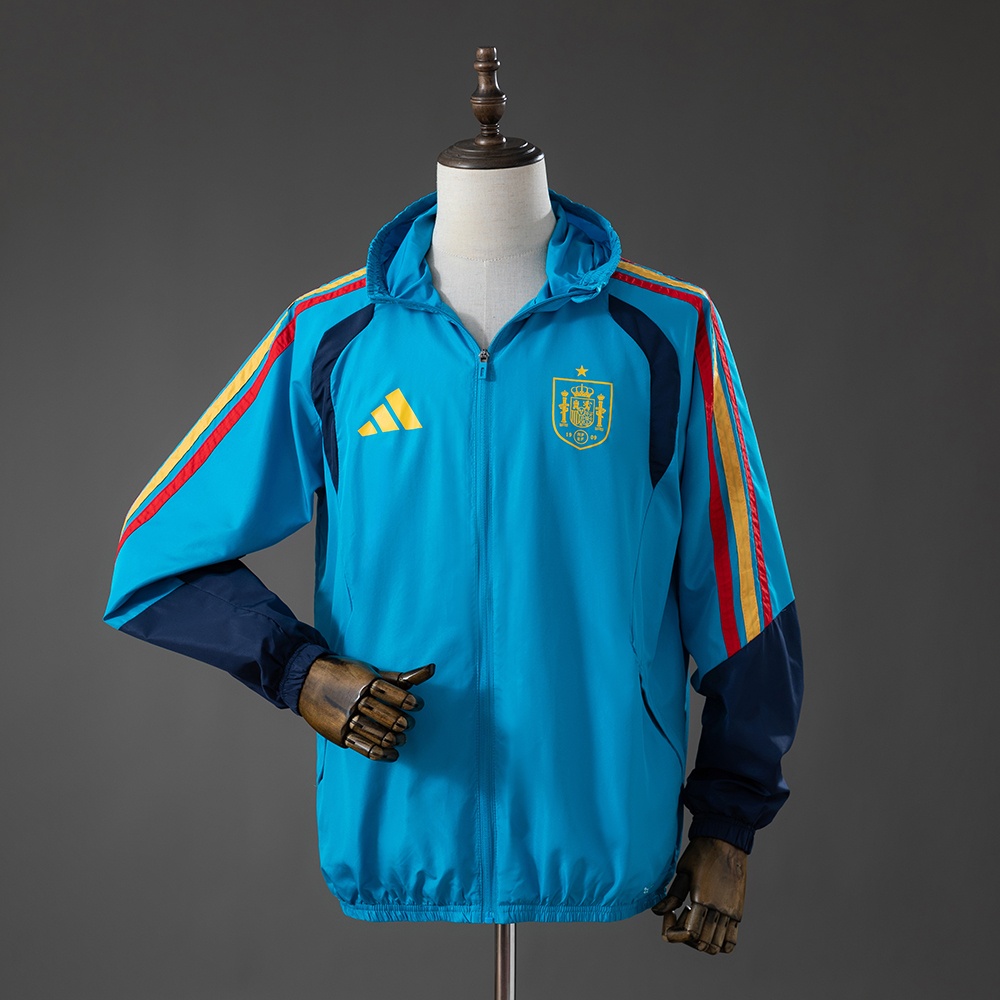 JER-9776_1 Spain 2026 All Weather Jacket Windbreaker - Blue - 图片 1