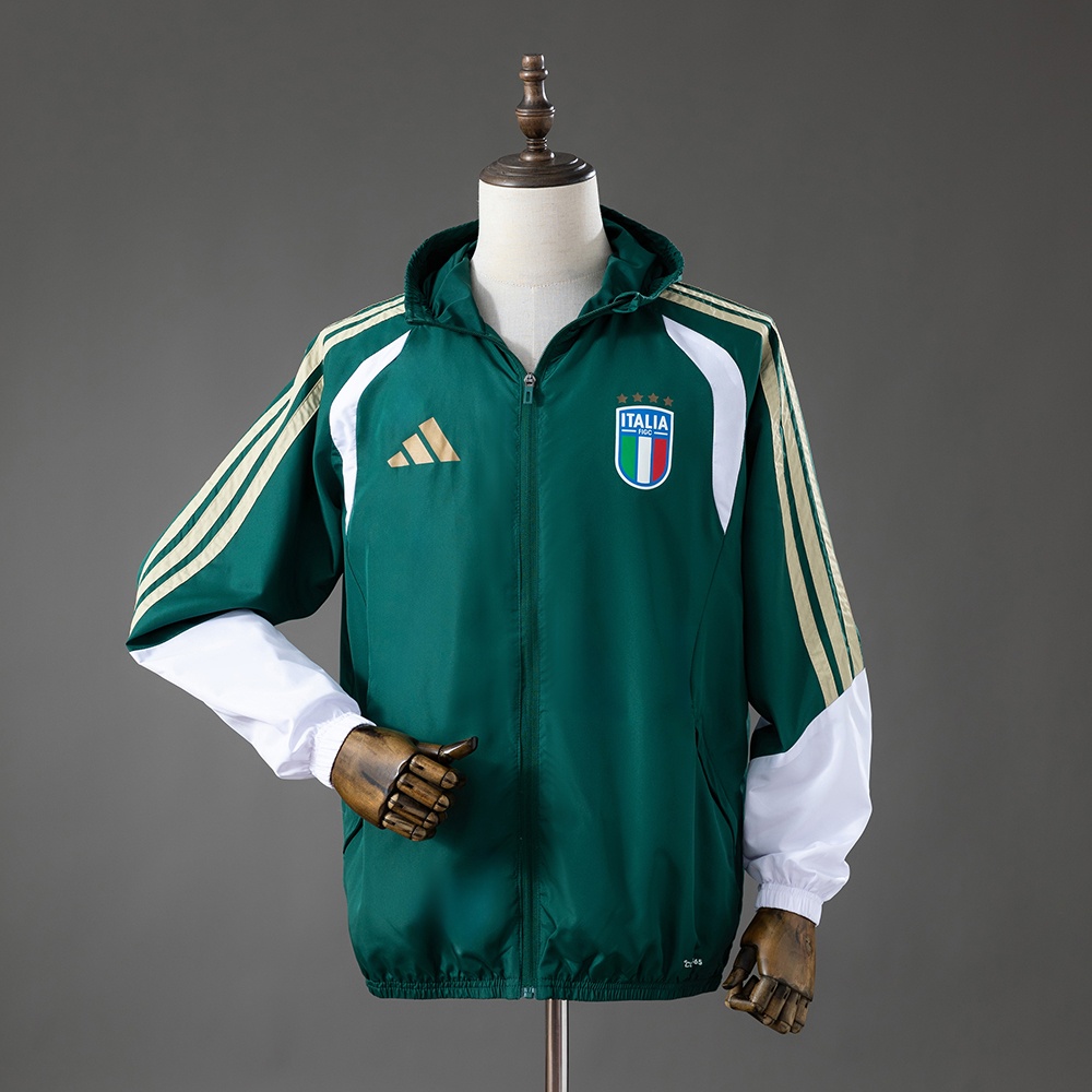 JER-9779_1 Italy 2026 All Weather Jacket Windbreaker - Green - 图片 1