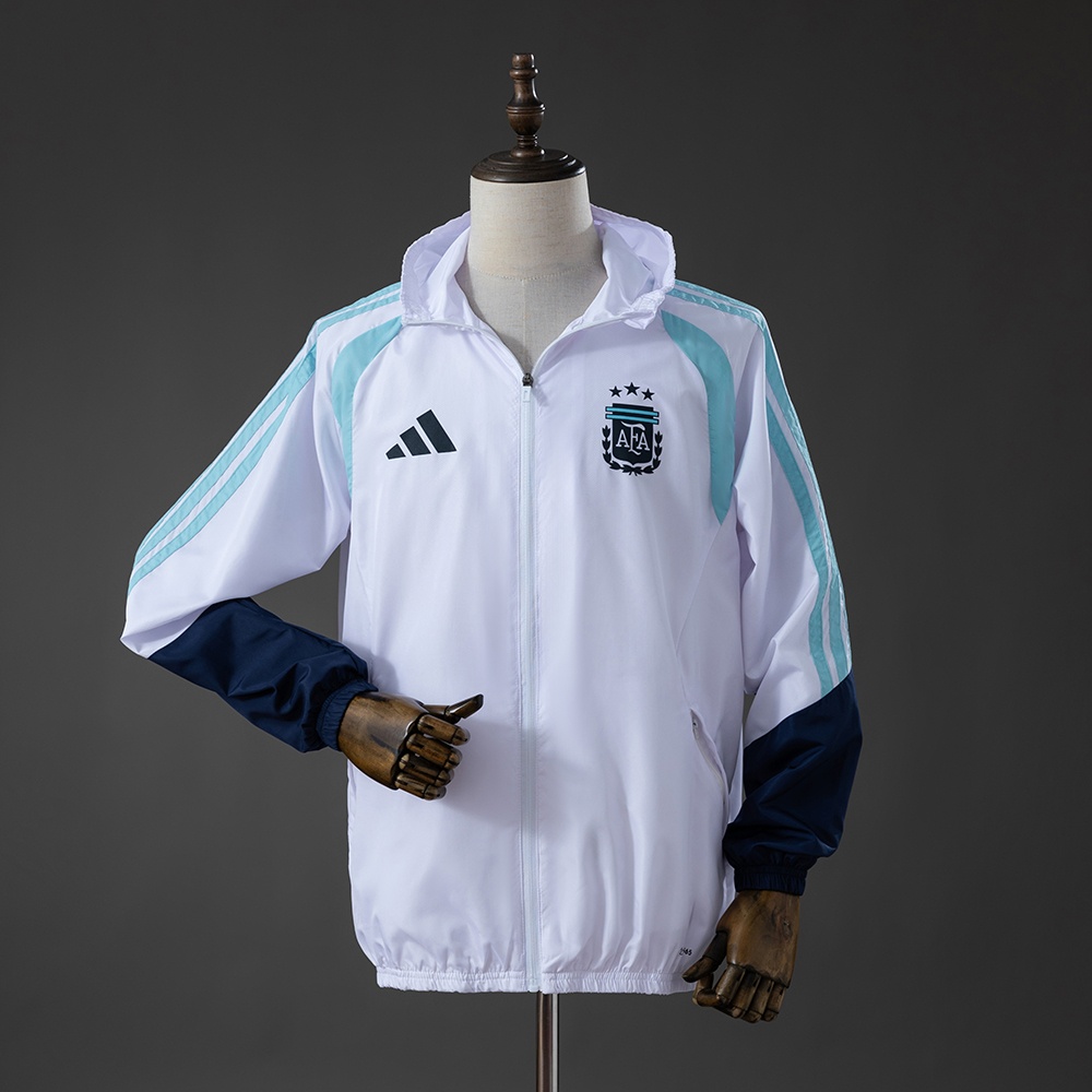 JER-9780_1 Argentina 2026 All Weather Jacket Windbreaker - White - 图片 1