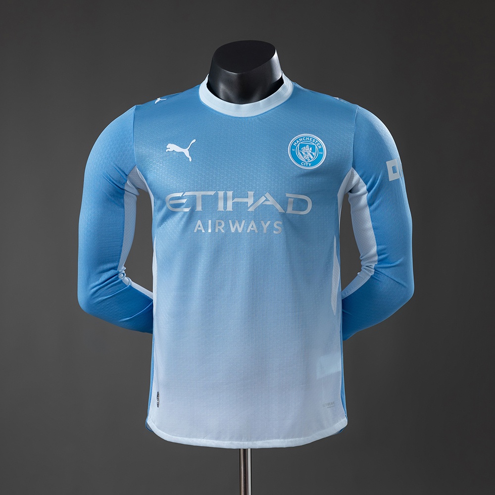 JER-9819_1 Manchester City 26/27 Home Player Version Long Sleeved Jersey - 图片 1