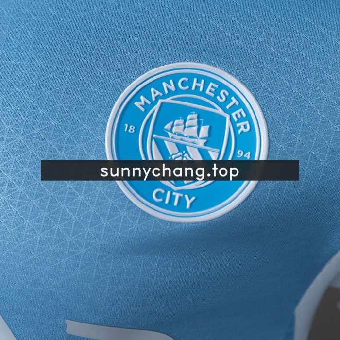 Manchester City 26/27 Home Player Version Long Sleeved Jersey - 图片 8