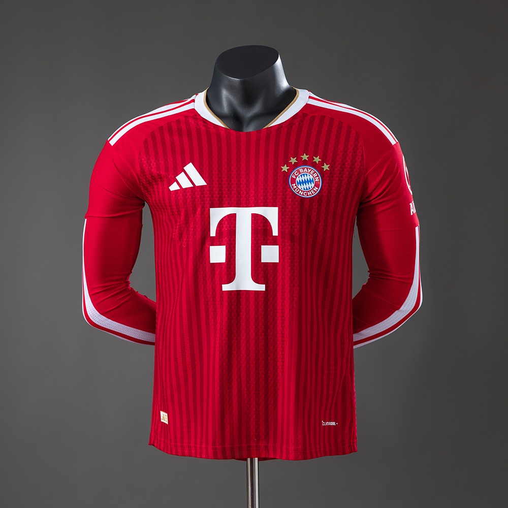 JER-9823_1 Bayern Munich 26/27 Home Player Version Long Sleeved Jersey - 图片 1
