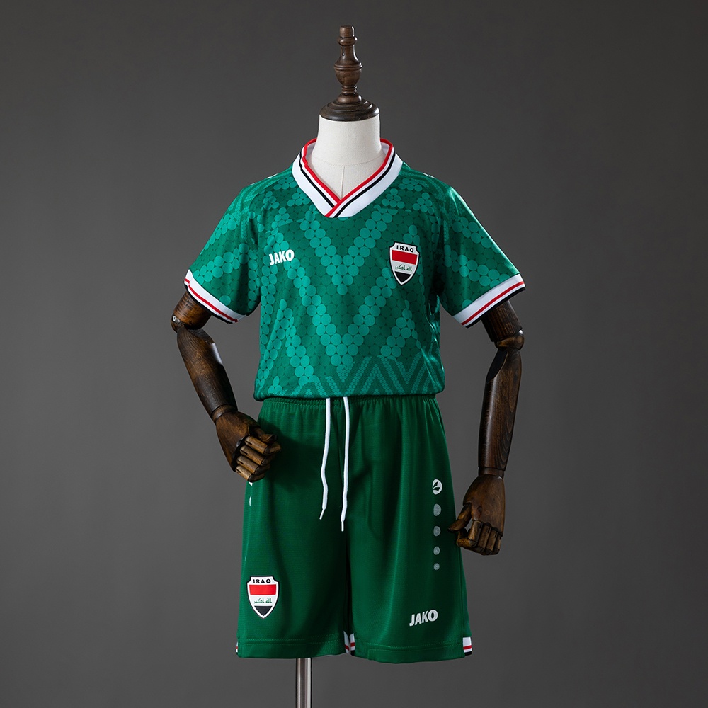 JER-9830_1 Iraq 2026 Away Kids Kit Jersey - 图片 1