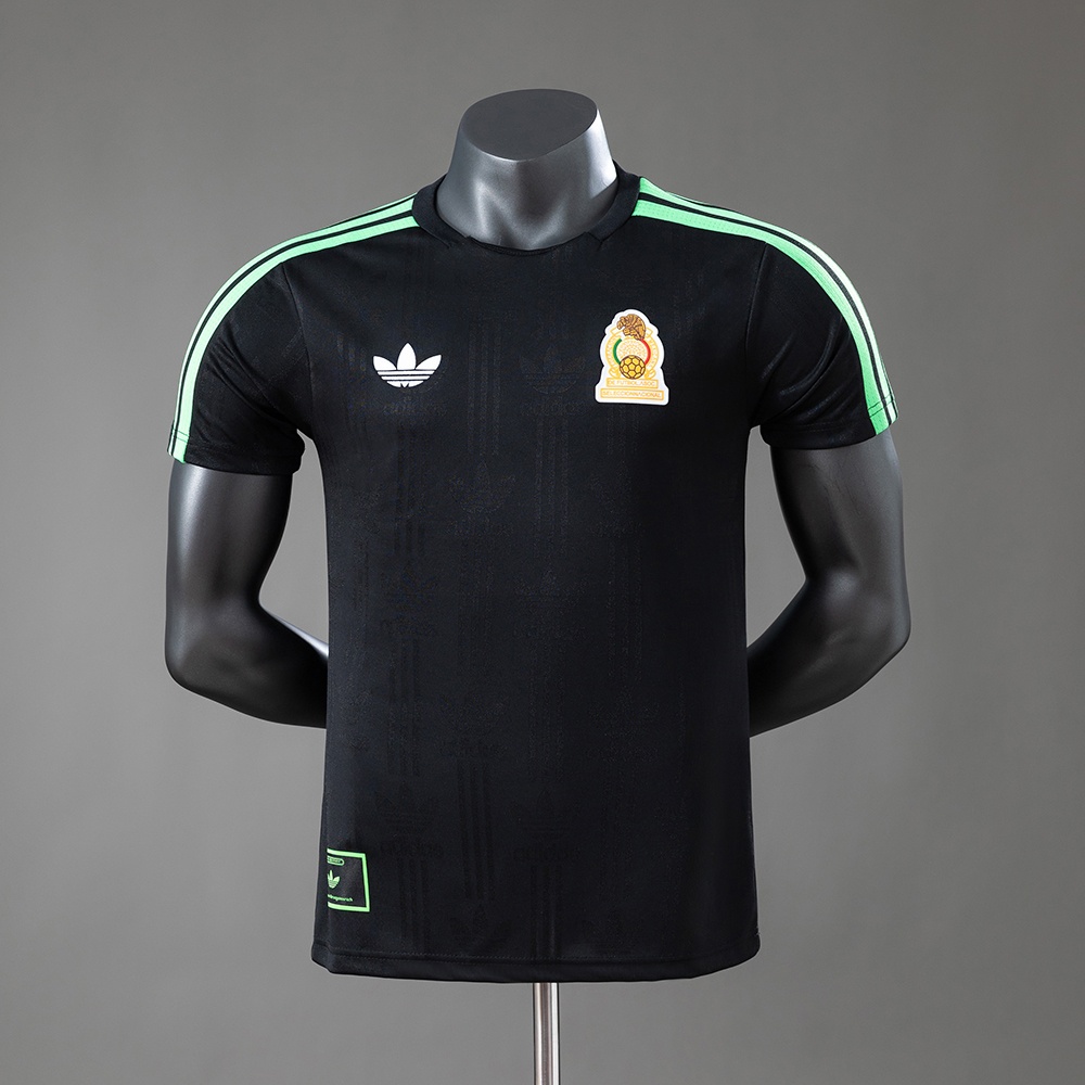 JER-9866_1 Mexico 2026 OG Player Version Training Jersey - Black - 图片 1