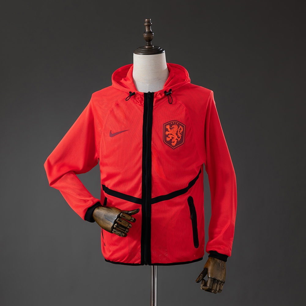 JER-9964_1 Netherlands 2026 Men's Football Anthem Jacket - 图片 1
