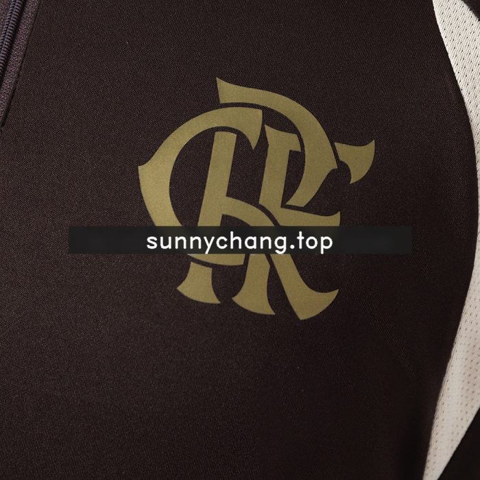 Flamengo 26/27 Long Sleeved Training Uniform Brown - 图片 8