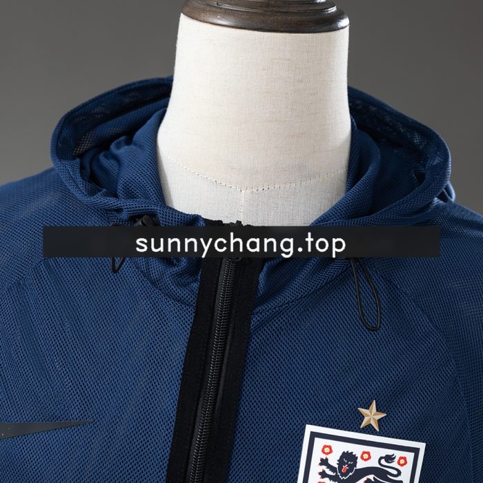 England 2026 Men's Football Anthem Jacket Blue - 图片 8