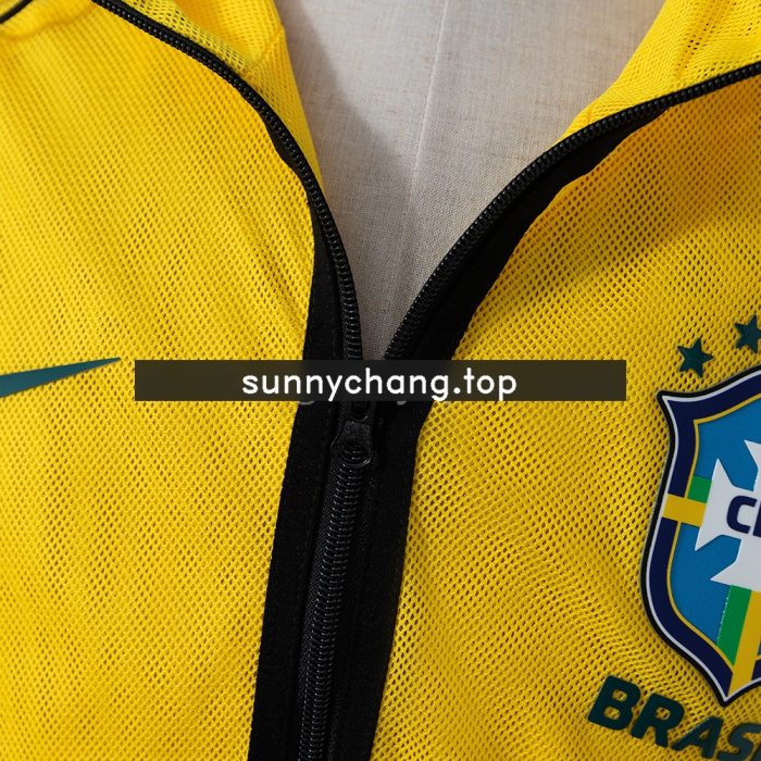 Brazil 2026 Men's Football Anthem Jacket - Yellow - 图片 5