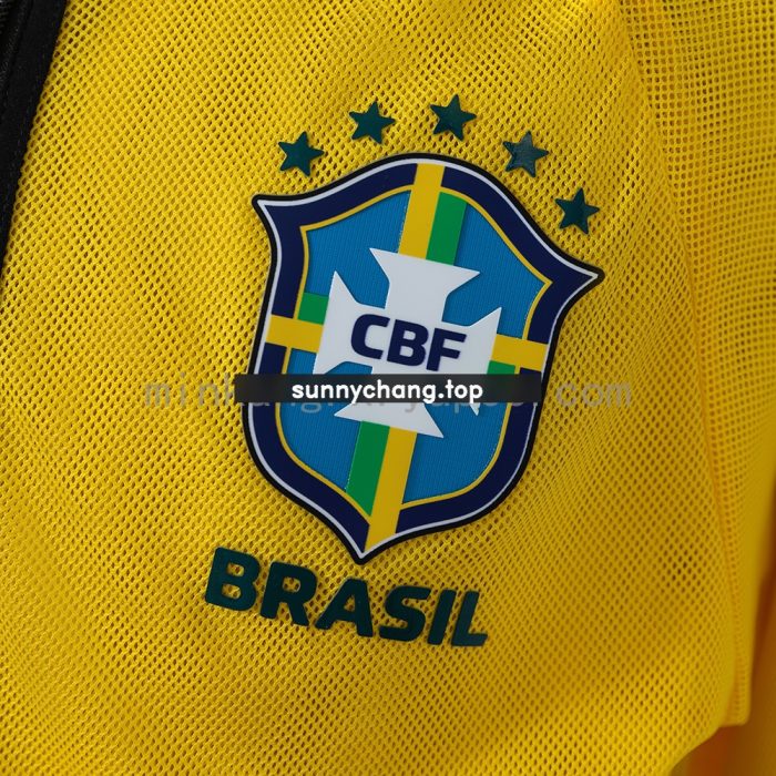 Brazil 2026 Men's Football Anthem Jacket - Yellow - 图片 7